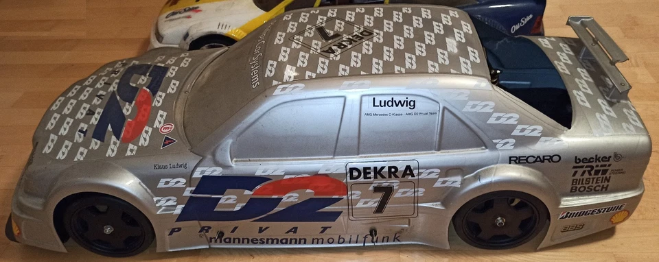 1994 DTM Graupner racing AMG Mercedes W202 C-Klasse 1:5 Benzin RC Vintage D2 - Bild 4 von 4
