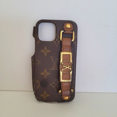 Louis Vuitton Monogram iPhone 12 / 12 Pro Folio Case with Strap - Brown (Used)