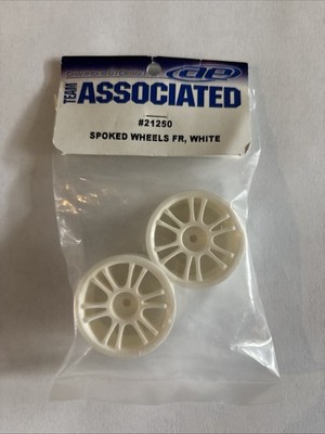 Team Associated RC18B 18B Spoke Wheels Front White ASC21250 21250 RC18 RC18T