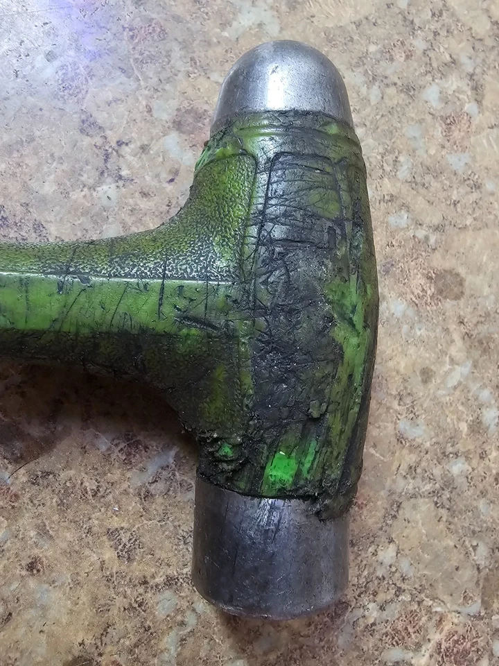 Snap-On HBBD16 16 oz Hammer Ball Peen Dead Blow Hammer Green - Imagen 4 de 4