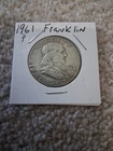 1961-P Franklin Half Dollar 90% Silver -Under Melt Price  Combined Shipping