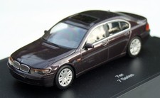 BMW 7 Series Sedan E65 Year 2001-2005, Aubergine Metallic, Minichamps M. 1:43