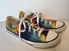 Converse All-Star Chuck Taylor Shoes Tie-Dye Rainbow Multicolor Size 3 Youth