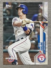 2020 Topps Opening Day Baseball #30 Nick Solak RC Texas Rangers Rookie