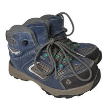 Vasque Kids Waterproof Hiking Boots Blue Gray...