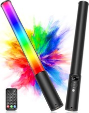 RGB Video Light Wand, Handheld Multi Color LED Tube Light Stick with Remote Cont