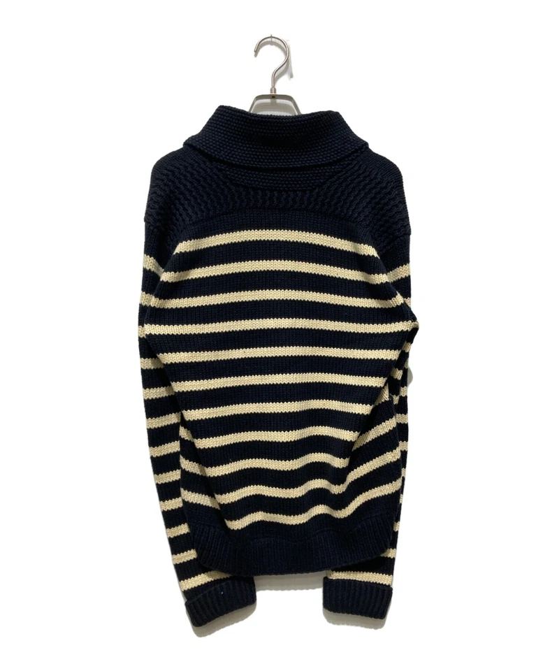 RRL Shawl collar cotton cardigan Size: S White x black Men - Image 2 of 4