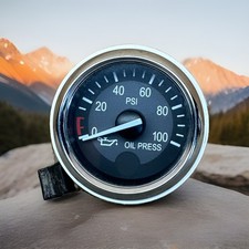 2014 Peterbilt 389 Engine Oil Pressure Cluster Gauge Q43-6002-104c Oem 2014 Peterbilt 389 Engine Oil Pressure Cluster Gauge Q43-6002-104c Oem