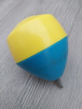 WIZ-Z-ZER Top Vintage 1969 Mattel Wizer Wizzer wizzzer Original Yellow Blue