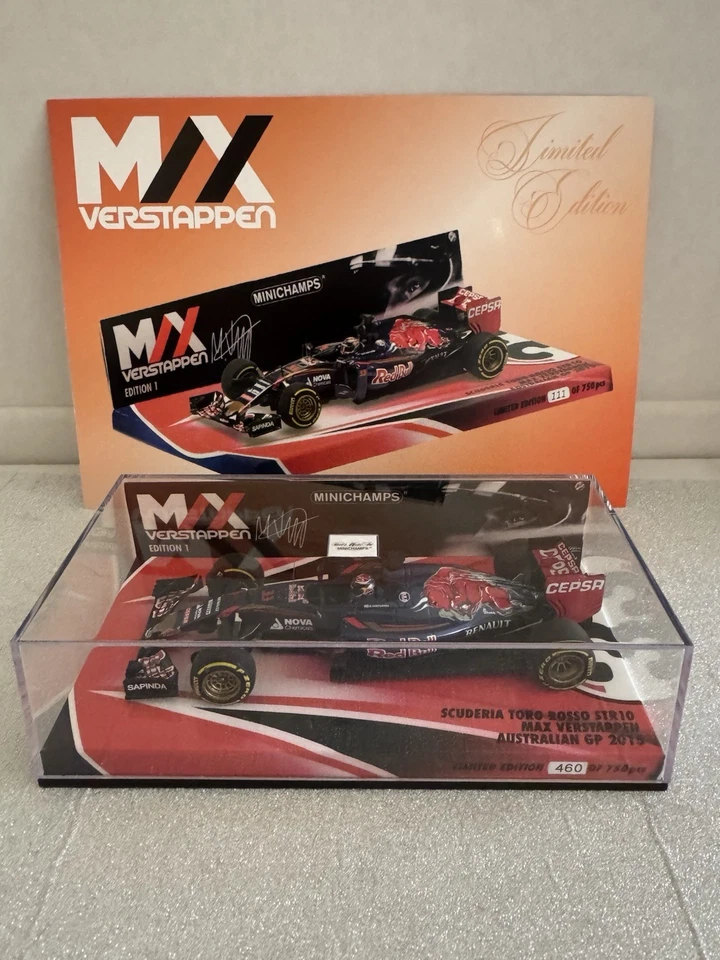 Max Verstappen SIGNED 2015 Toro Rosso 1:43 Australian GP #460/750 With COA - Image 4 of 4