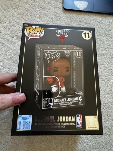 Funko Pop NBA Die-Cast Metal Michael Jordan 11 Common Non-Chase Open Box