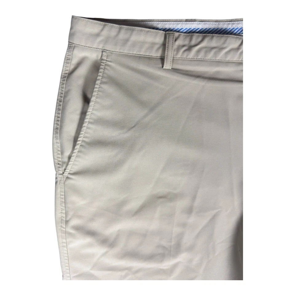 Lote de 3 pares de pantalones cortos FJ FootJoy talla 40 chinos para caminar golf elásticos frente plano caqui Foto 4 de 4