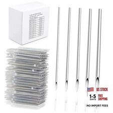 100Pcs Piercing Needles Kit - 12G 14G 16G 18G 20G Mixed, Disposable Mix-100pcs