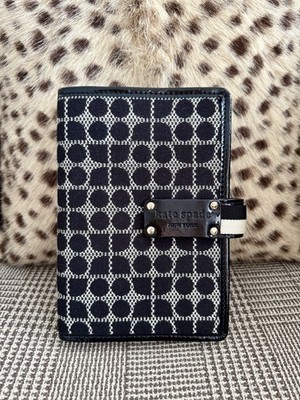 Kate Spade A6 Personal Black Organizer Planner Rare Beauty