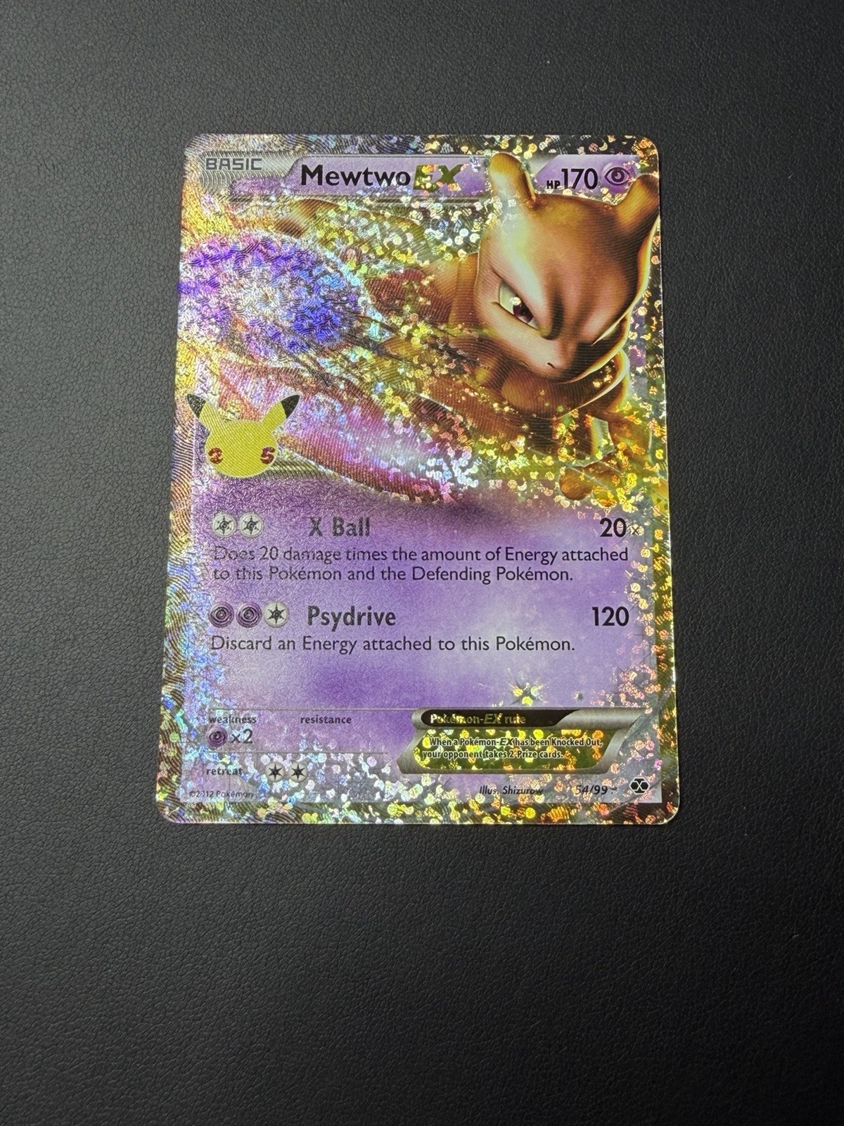 [NM] Mewtwo EX 54/99 Pokémon TCG Celebrations