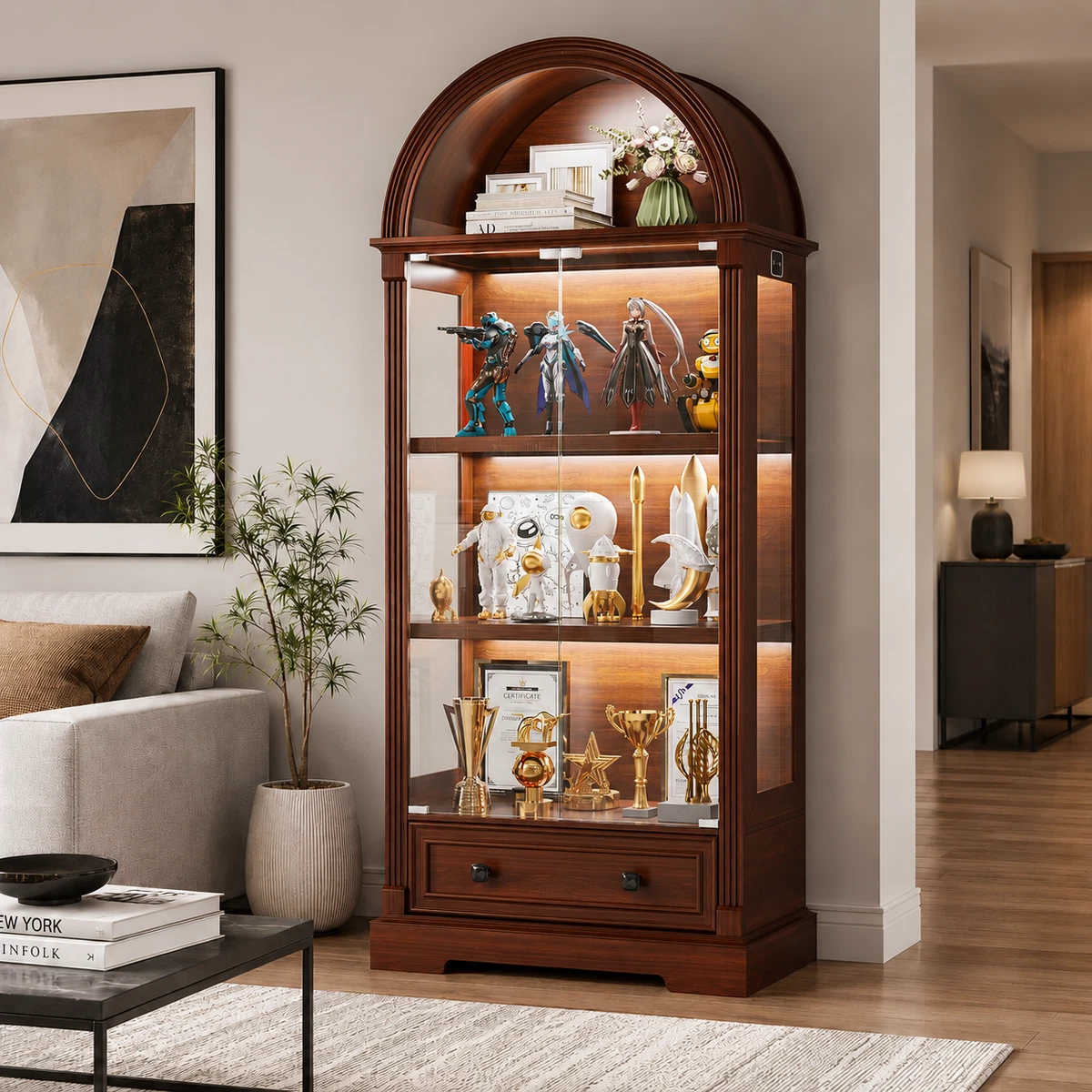 Living Room Curio Cabinets for sale | eBay