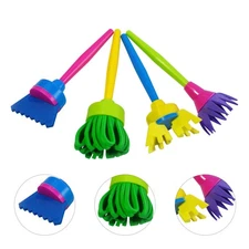 4 Pcs Small Sponge Brush Kids Painting Crafts Children's Paintbrush Tool