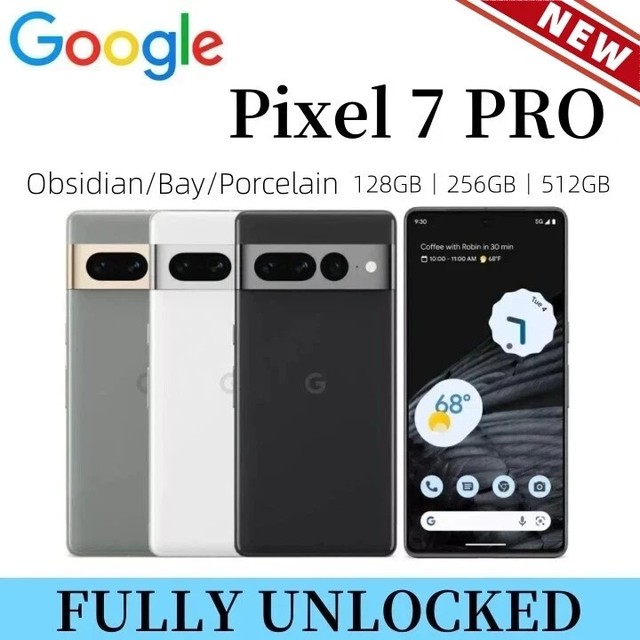 📱New sealed Google Pixel 7 Pro 5G 512GB丨256GB丨128GB Fully Unlocked - All Colors