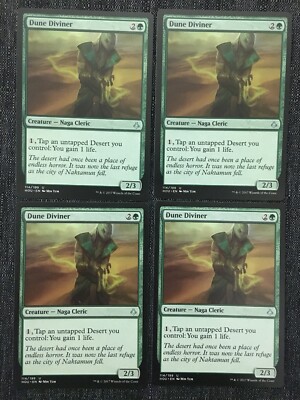 Dune Diviner X4 M/NM Magic: The Gathering MTG Hour Of Devastation
