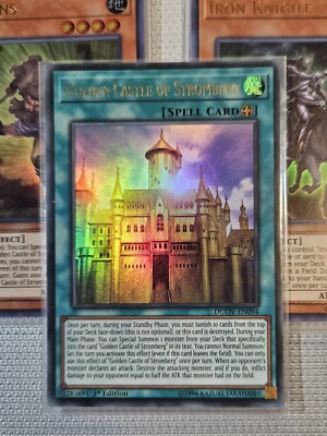 Yugioh! Golden Castle of Stromberg, Iron Knight (x3) & Iron Hans (x3) Ultra  Rare | eBay