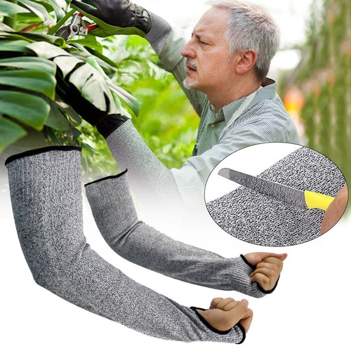 DEU 1 Paar Schnittfeste Arm Ärmel Mit Daumenloch Schutz Garten Arbeitshandschuhe - Bild 3 von 17