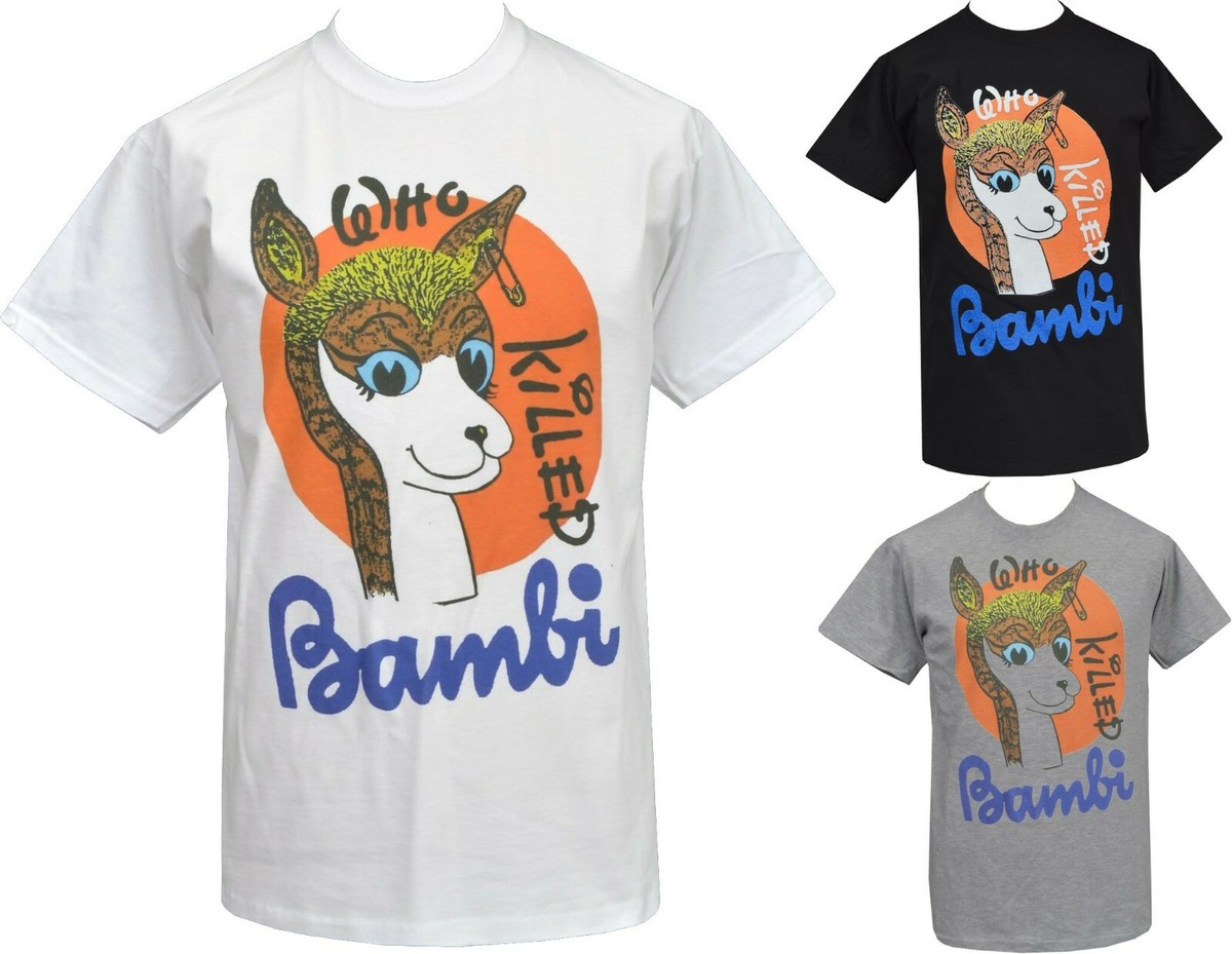 Mens Seditionaries T-Shirt Who Killed Bambi ? Original Punk Rock 