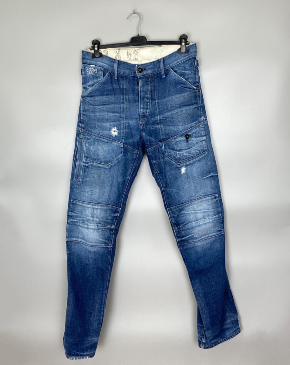 ※新品未使用※G-STAR RAW/GSR 5620 MOTOR JKT G Star RAW 5620 MOTION 3D Slim Jeans Men's 36 x 32 Indigo