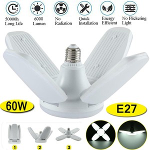 235LED 60W 360° Faltbar Garage Ventilator Licht Deformable Zuhause