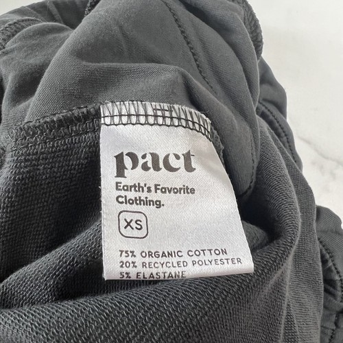 Pact Kick Back Crop Pants Culottes Charcoal Gray Size XS - Picture 5 of 7