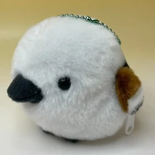 Bird Plush doll stuffed toy pouch case Kotori tai Long tailed Tit JAPAN 3.5"-4"