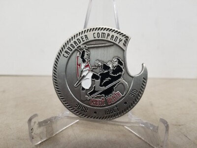 Crusader Company 3BSD Cheat Death Challenge Coin