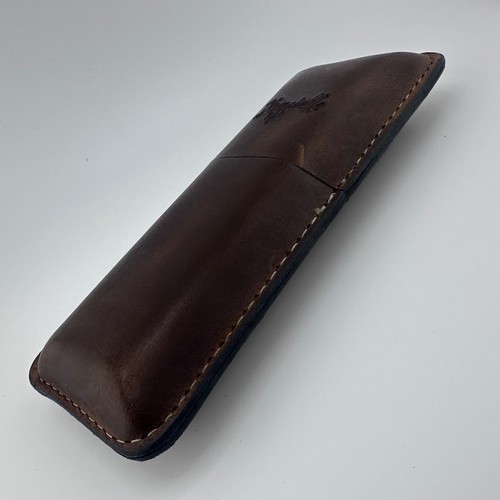 Rustic Brown - Italian Finished Bonded Leather - 2 Cigar Case - Made in USA - Picture 11 of 11