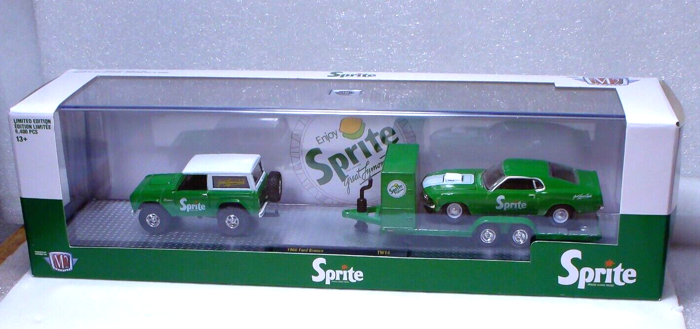 M2 Machines 1966 Ford Bronco & 1970 Ford Mustang 428 SCJ 1:64 Diecast