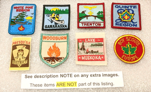 Cash’s Moira Valley Boy Scout Uniform District ribbon Badge Canadian ONM2AN2 - 第 6/6 張圖片