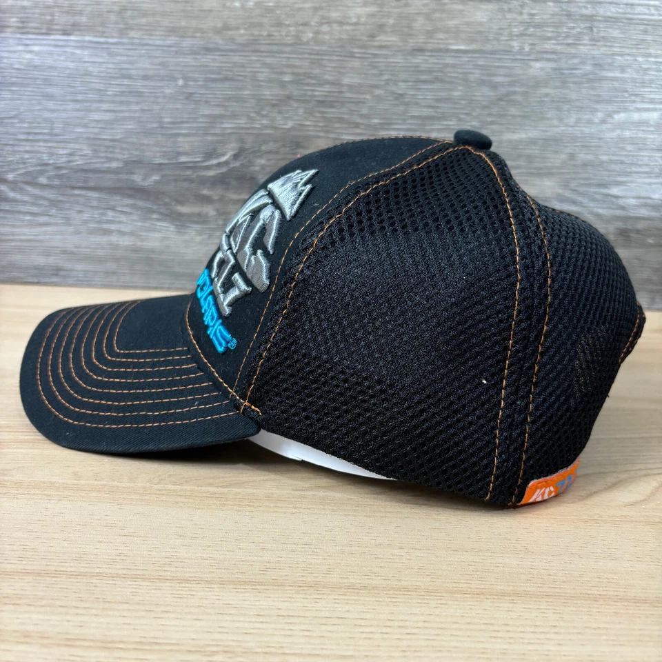 Gorra Polaris Gorra Correa Trasera Gris Negro KC 711 Motos de Nieve Exterior Foto 4 de 4