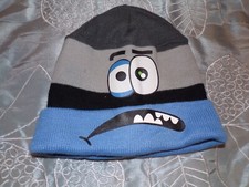 One Size Fits All Blue and Gray Beanie