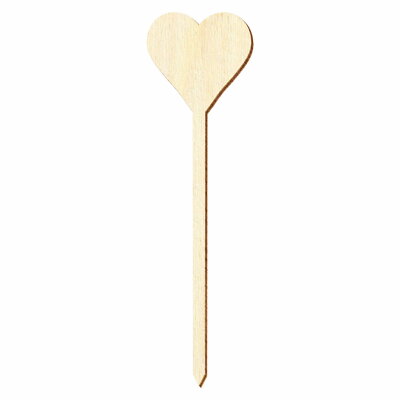 Holz Blumenstecker Herz - Deko Basteln 10-50cm