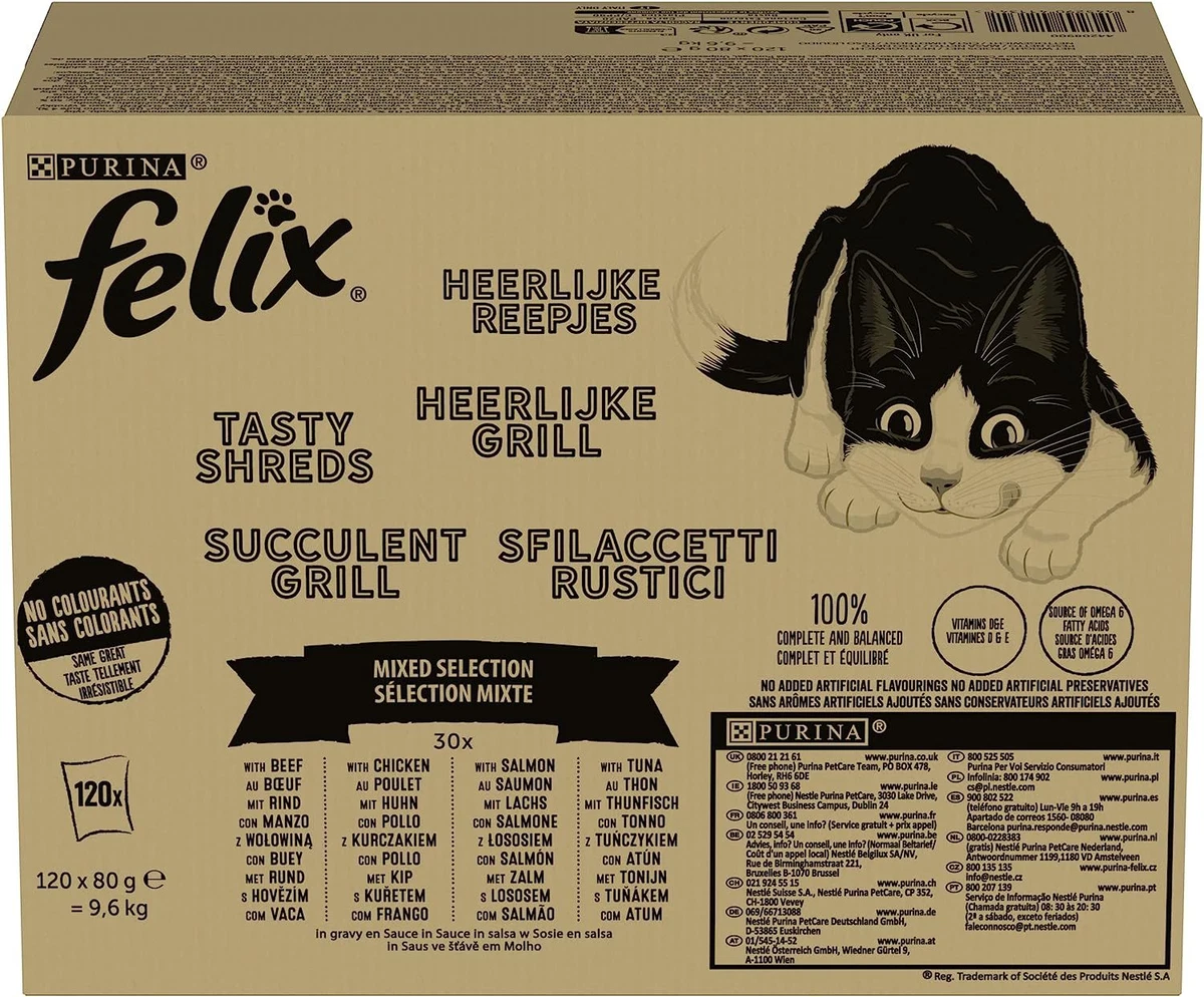 Felix hotsell 120 pouches