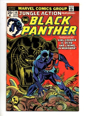 JUNGLE ACTION #10  FN/VF 7.0  ''KING CADAVER IS DEAD''