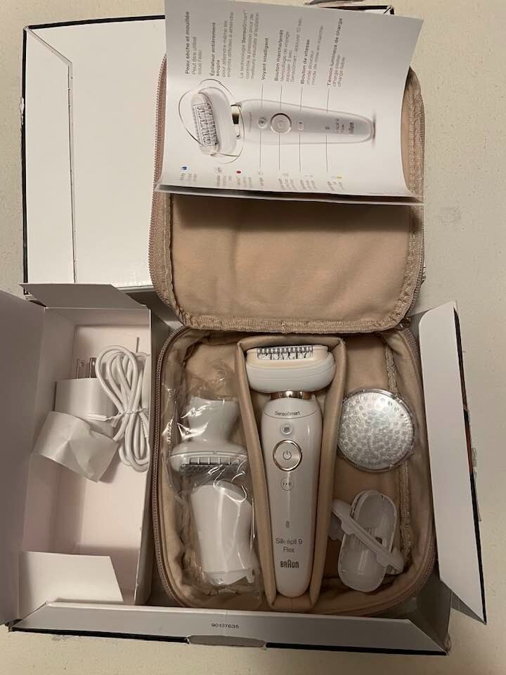 Braun Silk.Epil 9 Flex Epilator Exfoliator Shaver Trim 5380 Flexible