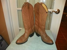 Vintage Tony Lama Black Label Light Brown Cowgir Western Boots Women's sz 5.5 B