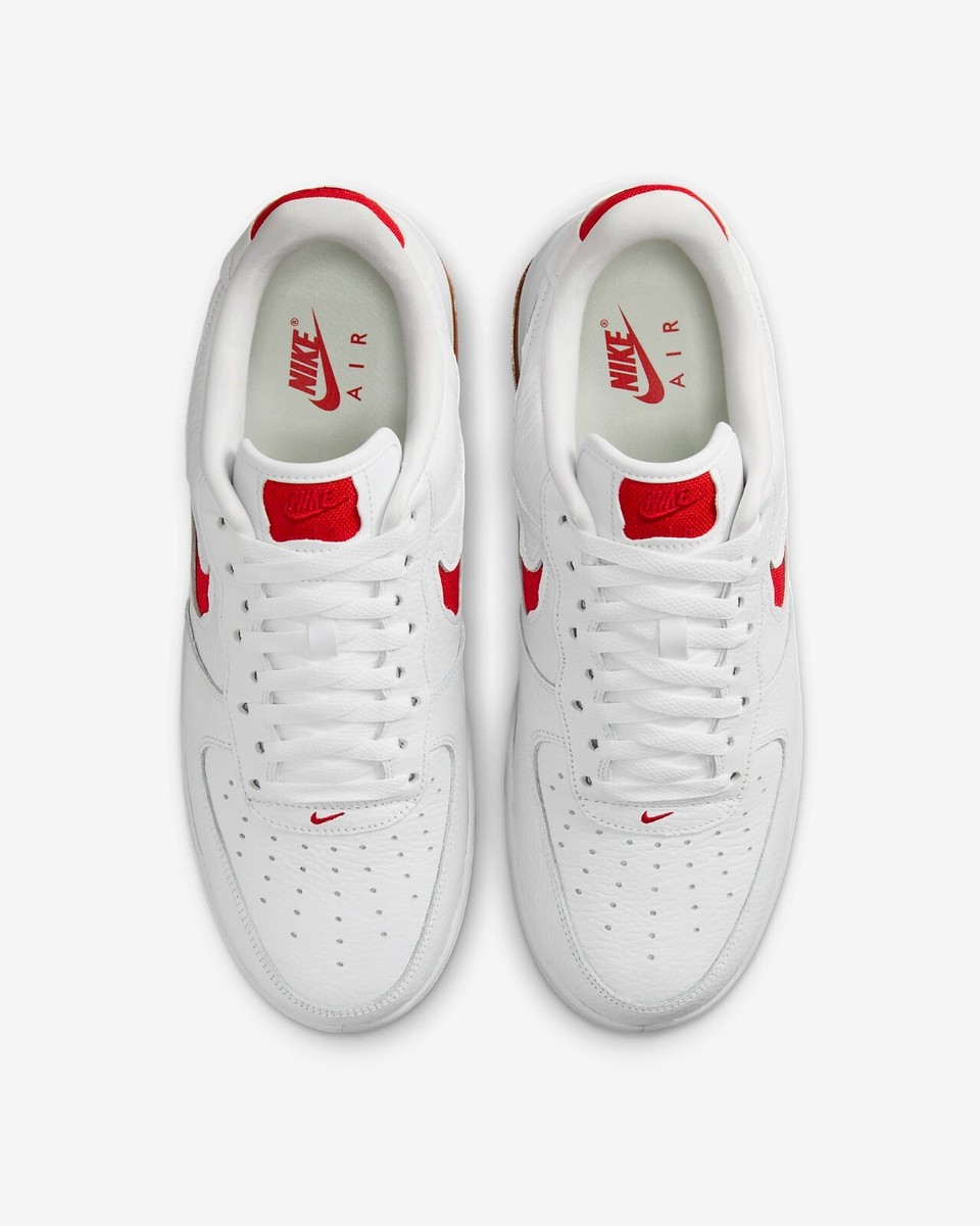 NIKE ☆ Air Force 1 Low Evo ‘University Red’ Nike Air Force 1 Low EVO Sneakers Shoes White/University Red
