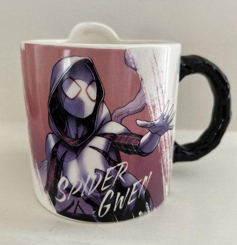 Marvel SPIDER GWEN Large 20oz Coffee Mug VERY RARE! By Vendor LLC EUC