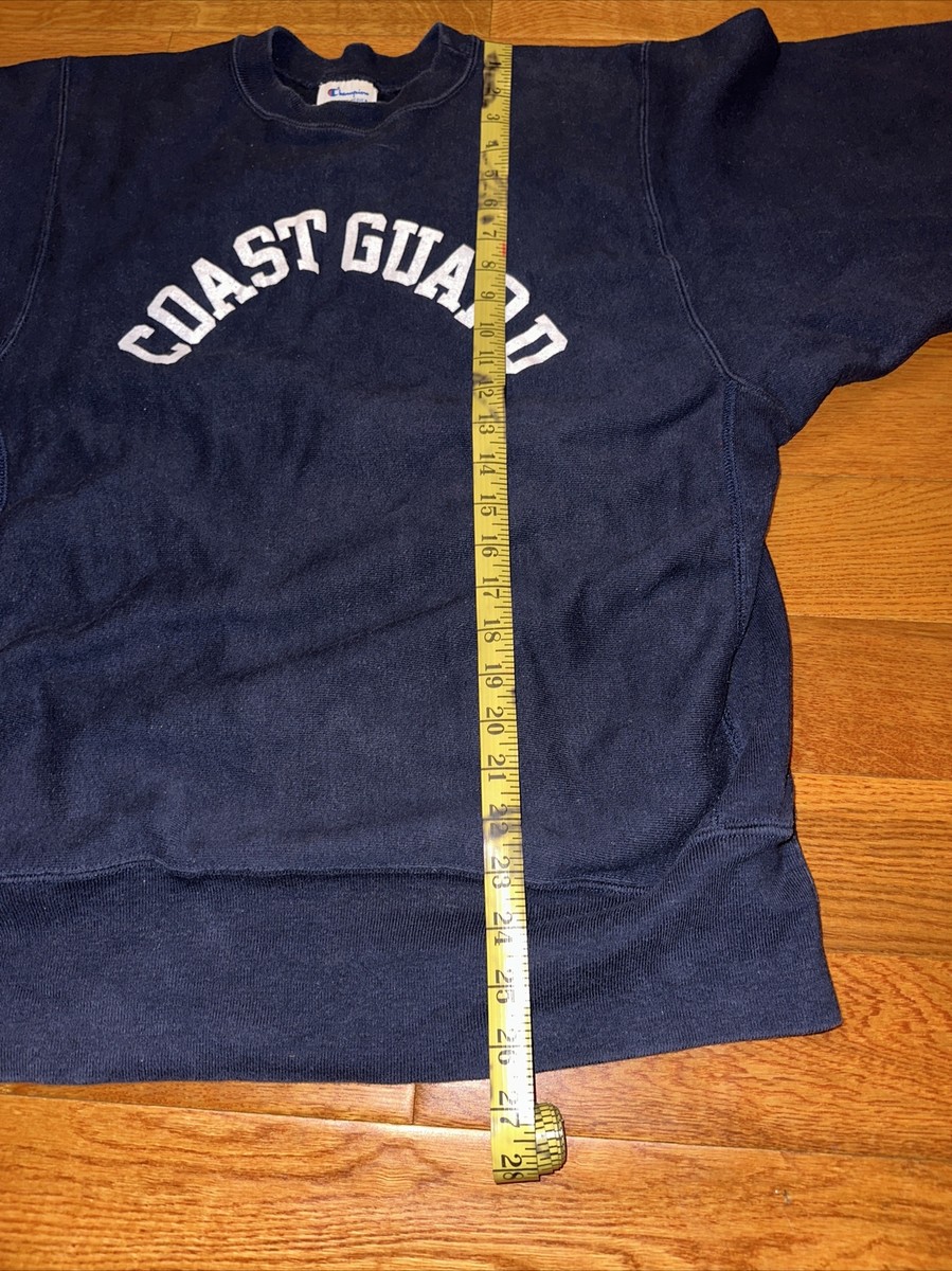 Vintage 80s Coast Guard Champion Reverse Weave Warmup Vintage 80s Coast Guard Champion Reverse Weave Warmup