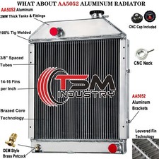 Radiator For Ford New Holland Tractor L555 L554;john Deere 675 771706 Mg771716