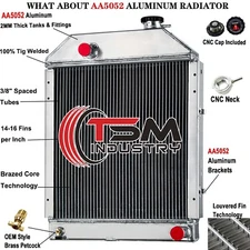 Radiator For New Holland L554 L555 John Deere 675 Skid Steer Loader 771716