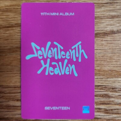 The 8 Official M2U Record Lucky Draw Photocard Seventeen Album