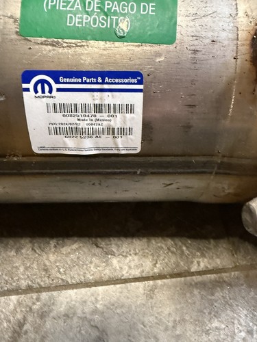 Genuine Mopar Diesel Particulate Filter Assembly 68225236AE Ram 2500