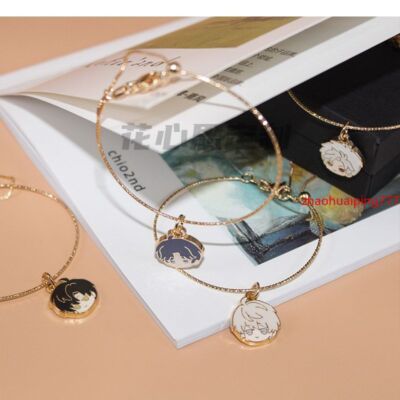 Love And Deepspace Li Shen Qi Yu Qin Che Enamel Metal Necklace Bracelet gift
