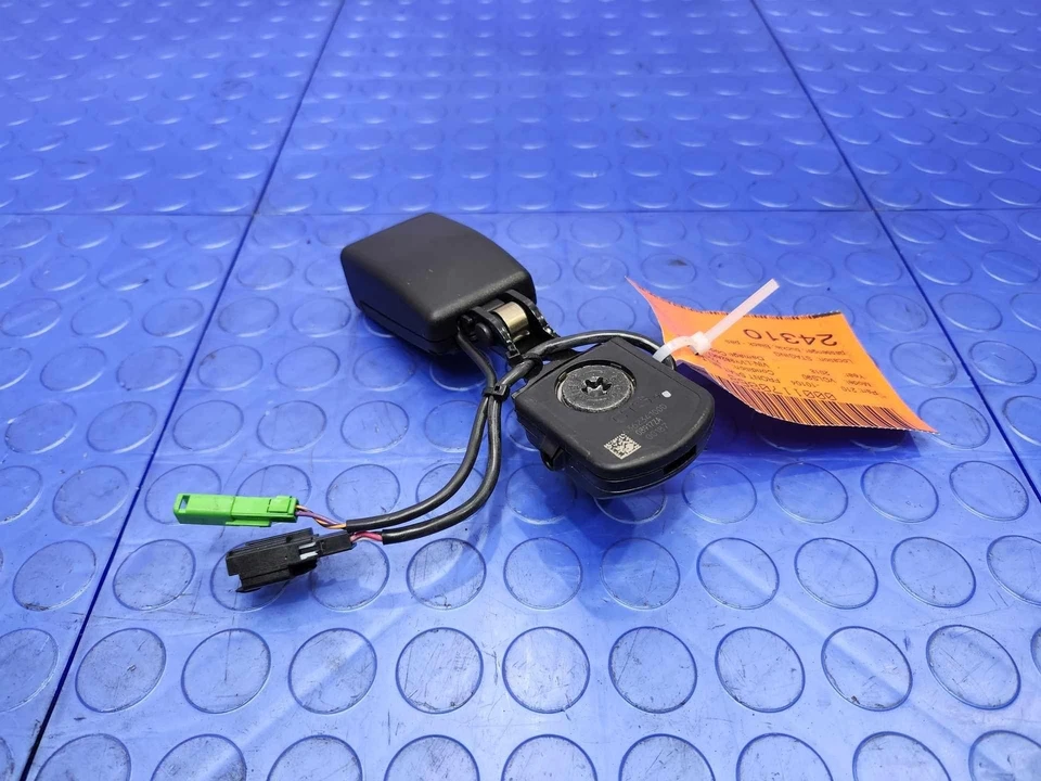 Hebilla de cinturón de seguridad delantero derecho lado pasajero negro 17-23 Volvo V90 S90 OEM Foto 2 de 4